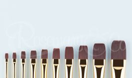 Flat Fresco Varnish Brushes - 9537 Series