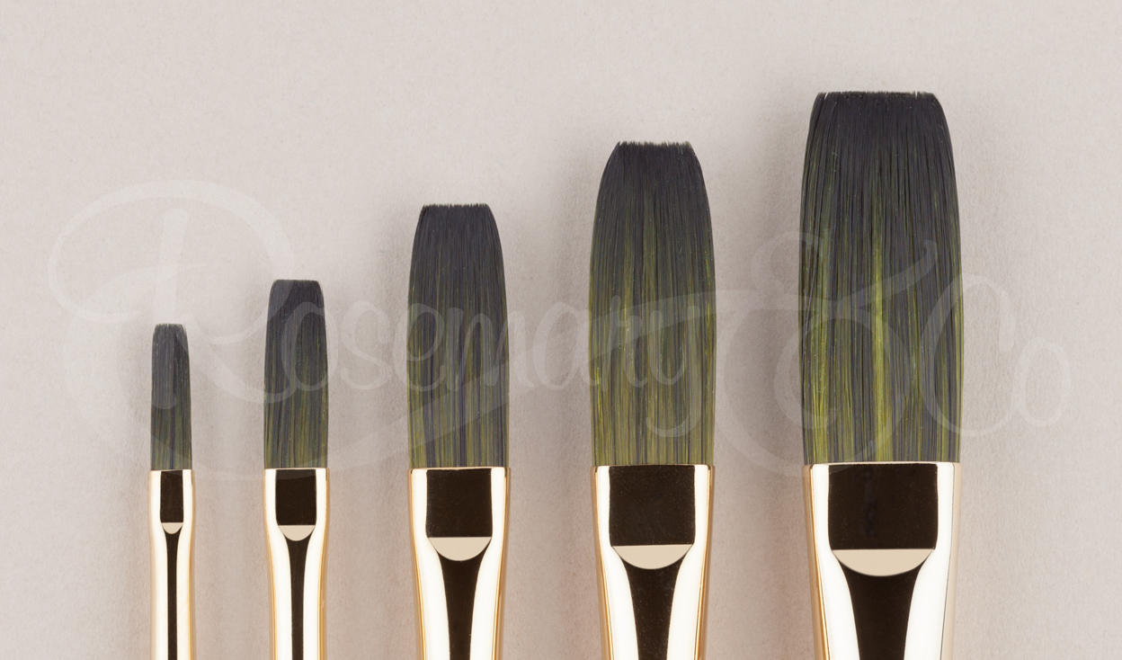 Rosemary & Co Ivory Short Flats Brushes Range