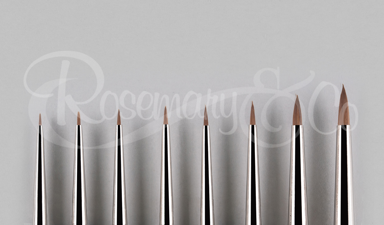 Rosemary & Co Red Dot Spotters Synthetic Brushes Full Range Fast Shipping